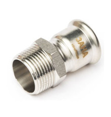 Ниппель переходной SANHA NiroPress AISI 304L ВПр-НР 15x1/2 691243G1512.3