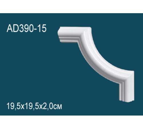 Угловой элемент для молдинга Perfect AD390-15
