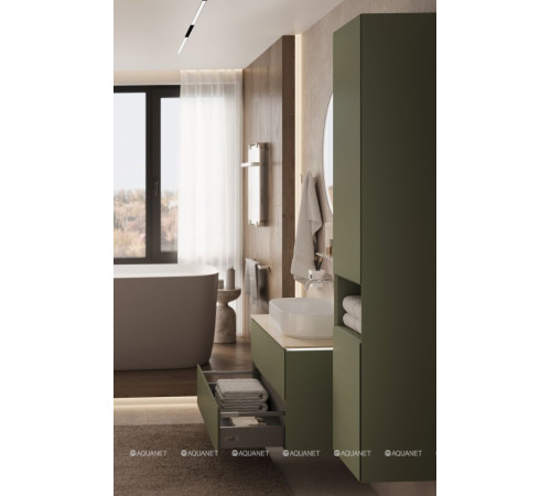 Тумба под раковину Allen Brau INFINITY 85 см цементно-серый матовый 1.21001.CGM