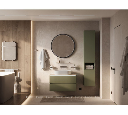 Тумба под раковину Allen Brau INFINITY 85 см цементно-серый матовый 1.21001.CGM