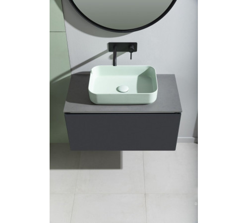 Тумба под раковину Allen Brau INFINITY 85 см 1+1 антрацит матовый 1.21002.AM