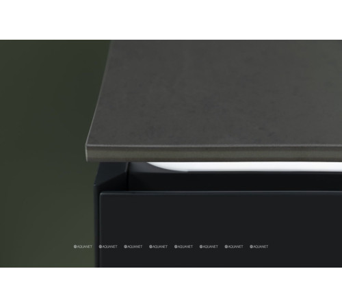 Тумба под раковину Allen Brau INFINITY 85 см 1+1 антрацит матовый 1.21002.AM