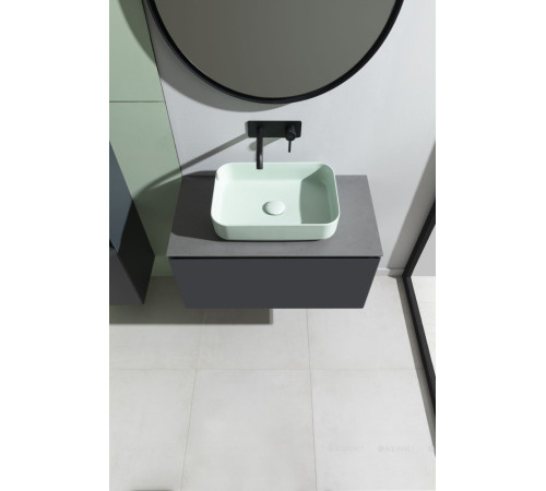 Тумба под раковину Allen Brau INFINITY 85 см 1+1 антрацит матовый 1.21002.AM