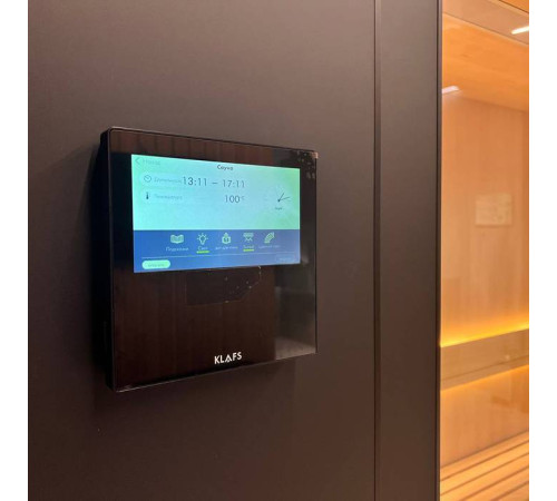 Сауна раздвижная KLAFS S1 L 232х160(60)х211 см 6.0 кВт черный матовый S1 KLAFS L Black