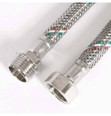 Гибкая подводка для воды Uni-Fitt 1/2 НВ 200 см нержавеющая сталь 501S2020