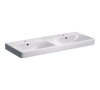 Раковина Geberit Smyle Square 120х48 см с 2 отверстиями под смеситель 500.253.01.1