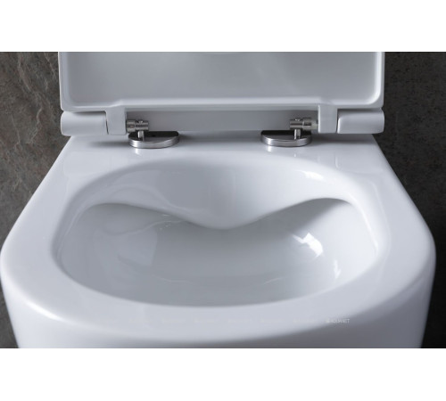 Унитаз подвесной Allen Brau Reality Rimless без сиденья 530x365 мм белый 4.32006.20