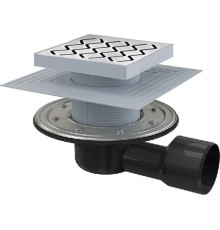 Трап для душа RAVAK SN501 105x105/50 мм нержавеющая сталь X01435