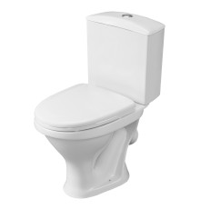 Унитаз-компакт Sanita Вест белый сиденье полипропилен косой выпуск 1.P201.8.S00.00B.F