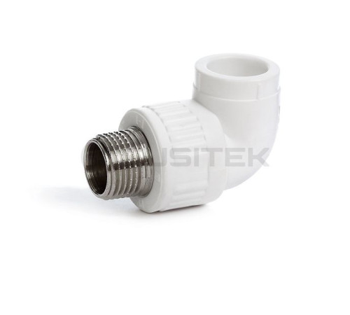 Угольник переходной Fusitek PP-R 90° 20x3/4 НР FT04502