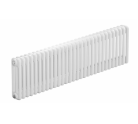 Радиатор трубчатый RIFAR TUBOG 3037 3-трубчатый 26 секций боковое подключение 3/4 RAL 9016 3037-26-B1
