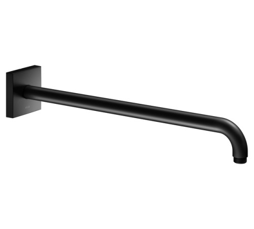 Держатель для верхнего душа настенный Keuco Universal 462 мм с квадратным отражателем черный матовый 53088 370402