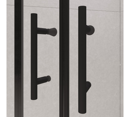 Душевой уголок полукруглый RGW Passage PA-51B 800x800 мм черный 02085188-14