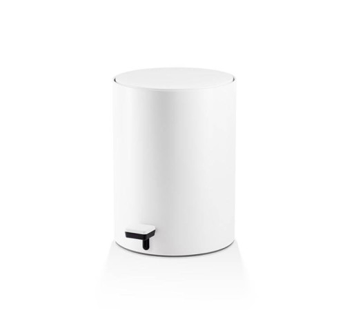 Ведро для мусора Decor Walther TE 50 напольное с педалью белый матовый 0613650