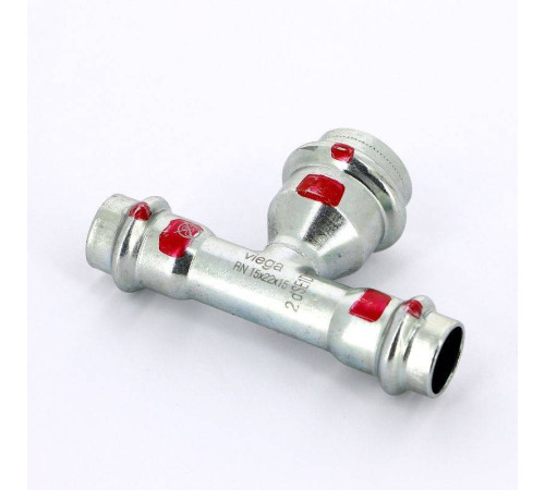 Тройник пресс Prestabo Viega 15x22x15 мм 558857