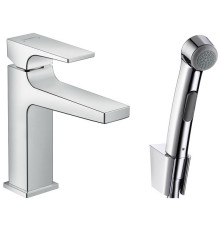 Смеситель для раковины Hansgrohe Metropol 100 с гигиеническим душем хром 32522000