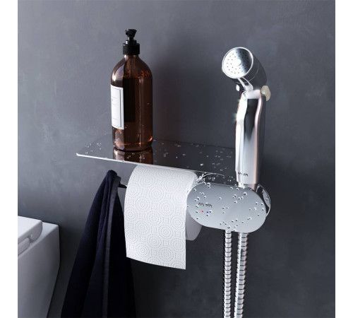 Смеситель встраиваемый с гигиеническим душем и полкой AM.PM Like F0202600