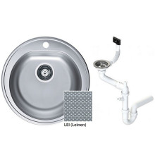 Мойка кухонная Alveus Form 30 Ø510х185 мм с сифоном 1116757