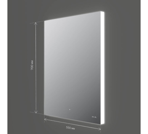 Зеркало с LED-подсветкой AM.PM X-Joy 55 см M85MOX10551S