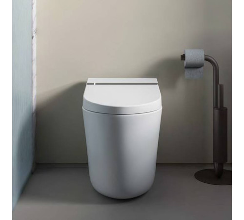 Унитаз-биде напольный Artceram Hype 38х59 см безободковый белый KHYV002 01 00