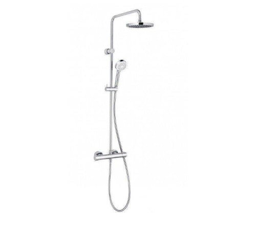 Душевая стойка Kludi LOGO Dual Shower System без смесителя хром 6809405-00
