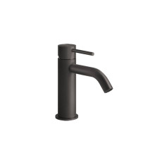 Смеситель для раковины Gessi 316 на 1 отверстие без донного клапана излив 123 мм Brushed Black Metal PVD 54002#707
