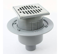 Трап McAlpine MRFG3V-50 115x115 мм вертикальный выпуск 50 мм сухой затвор MRFG3V-50