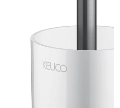 Туалетный ёршик KEUCO EDITION 11 Чёрный шлифованный хром 11164 139000