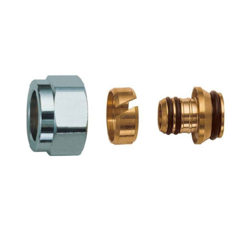 Соединитель обжимной Uni-Fitt 16x2.2 мм - 1/2 конус для полиэтиленовых труб 682N1612