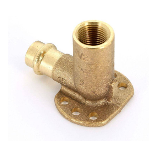 Водорозетка пресс-В Viega Sanpress SC-Contur 15x1/2 бронза удлиненная 116552