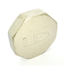 Заглушка латунная LD Pride 2 ВР никелированная 67.504.50