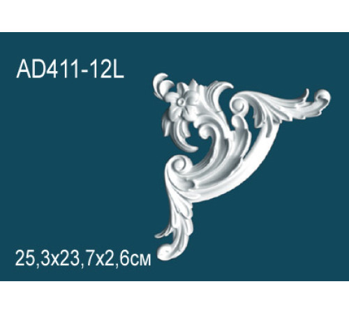 Угловой элемент для молдинга Perfect AD411-12L