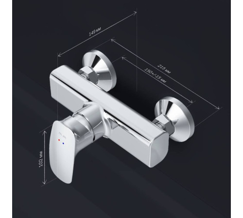 Смеситель для душа AM.PM Like F71A20000