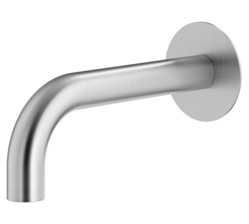 Излив для ванны настенный Plumberia Selection IXO 21 см хром брашированный SPT0060CS