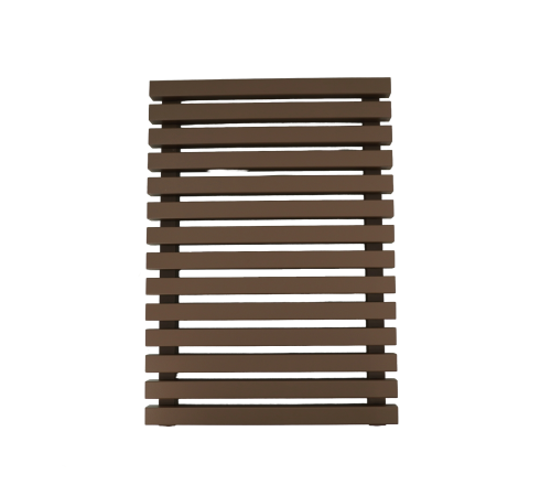 Радиатор стальной KZTO QUADRUM 40 V 500-14 14 секций нижнее правое подключение Кофейный муар QUD40V50014RRAL1Т183S8025