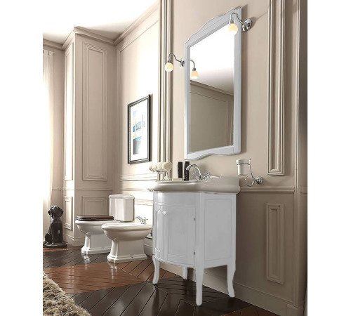 Комплект мебели Kerasan Retro 69 см напольный белый матовый 104601*1/735130