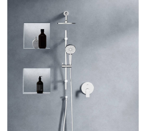 Встраиваемая душевая система AM.PM Apollo со смесителем и штангой 947530000