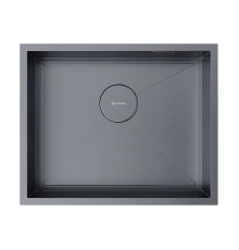 Кухонная мойка Omoikiri Kasen 54-16-INT-GM вороненая сталь 54x44 см 4997061