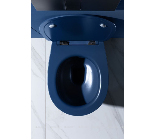 Унитаз подвесной Allen Brau FANTASY Rimless 510x363 мм индиго 4.11004.ID