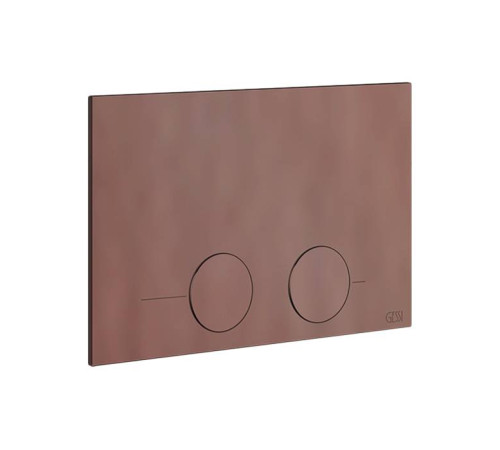 Клавиша смыва Gessi для инсталляций TECE двойная Copper Brushed PVD 54617#708