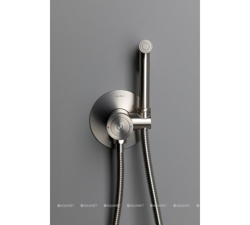 Смеситель с гигиеническим душем Allen Brau Liberty Push key никель 5.33005-BN