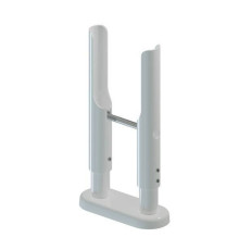 Кронштейн напольный регулируемый Hoger для 3-трубчатых радиаторов TNK03W RAL 9016