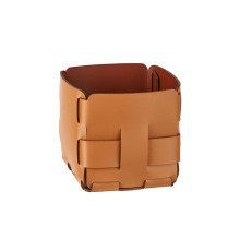 Корзинка ADJ Mini Bottega 12х12х13 см коньяк/бордо 1013.09/30