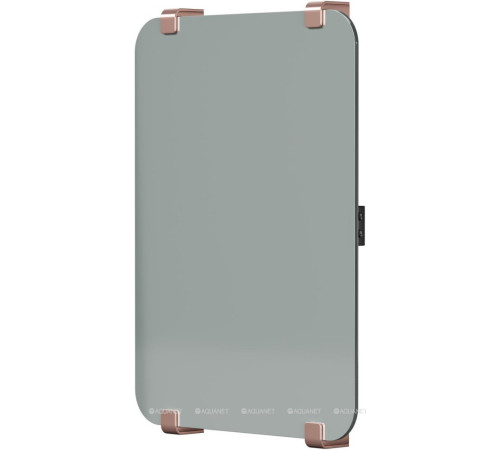 Полотенцесушитель Allen Brau INFINITY 600х440 мм зеркало с рейлингом 2.0 и креплением медь браш 00325649