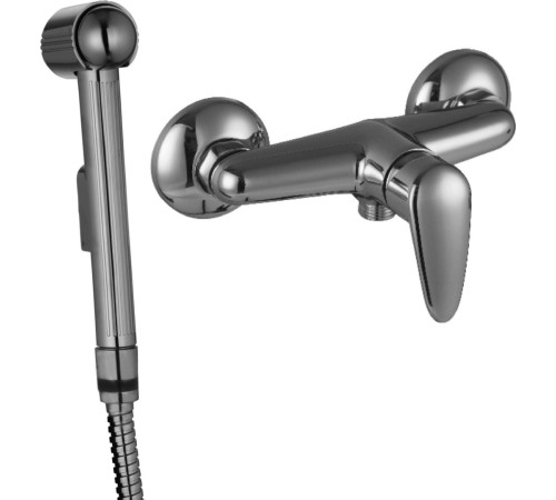 Смеситель для биде Lemark Pramen настенный с гигиеническим душем хром LM3318C