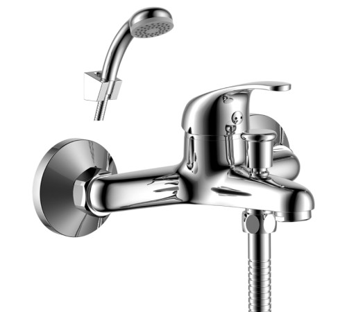 Смеситель для ванны Rossinka Silvermix Y35-31 с коротким изливом хром Y35-31