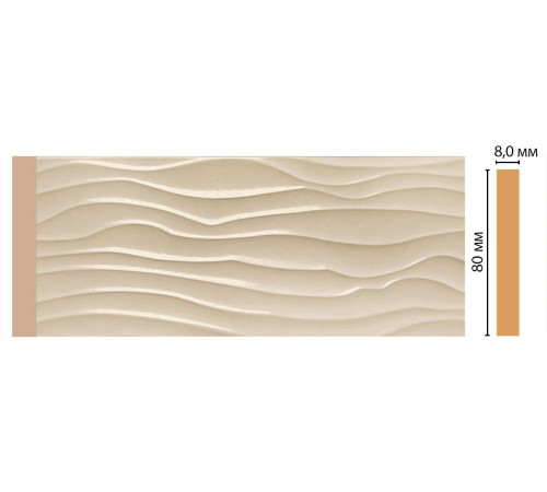 Молдинг DECOMASTER D042-61 80х8х2400 мм D042-61