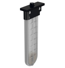 Внешняя часть Hansgrohe sBox с прямоугольной розеткой матовый черный 28010670