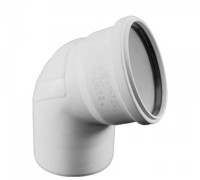 Отвод REHAU RAUPIANO PLUS 67° 50 мм 11211241002