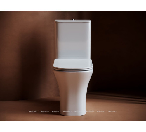 Чаша унитаза напольная Ceramica Nova Alfa Rimless безободковая CN9002-B